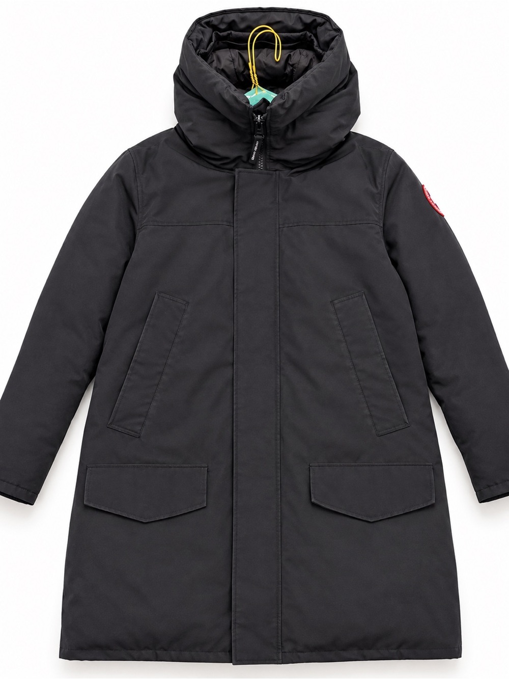 Canada Goose Black Hooded Parka Coat 2XL / XXL Arctic Program